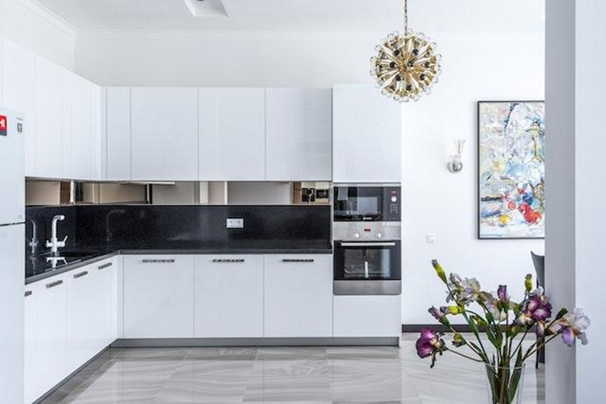 white kitchen